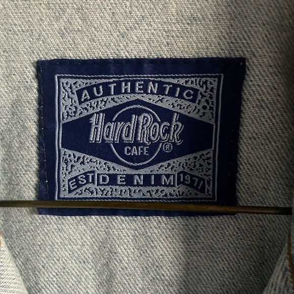 VINTAGE HARD ROCK DENIM JACKET - Picture 4 of 4